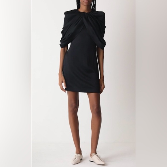 Stella McCartney NWT Draped Satin Minidress - Picture 3 of 7